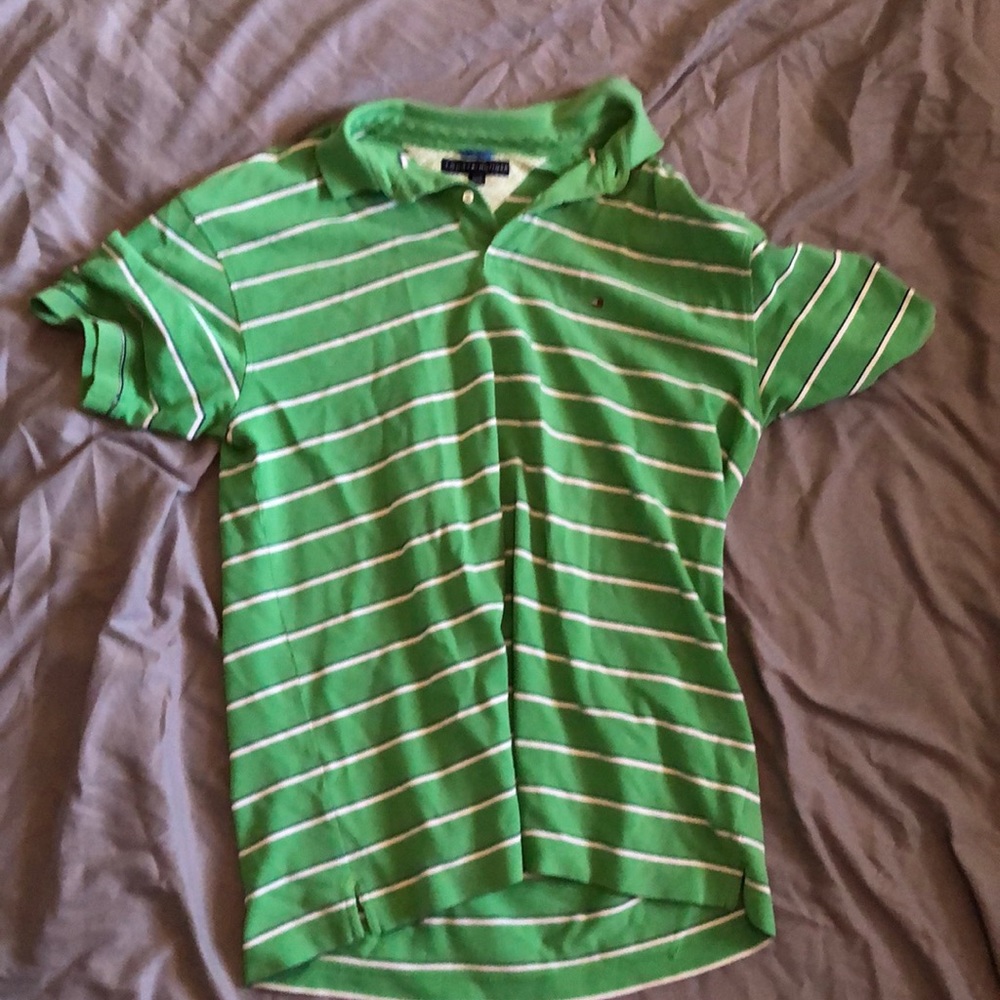 Green Tommy Hilfiger shirt